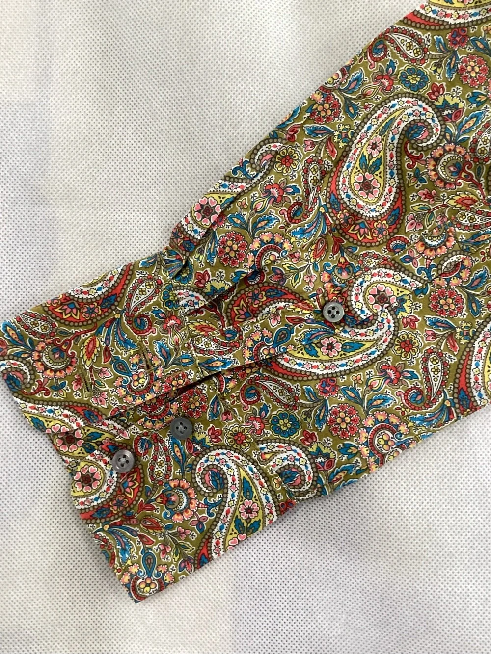 J. Crew Paisley Button-Down Shirt in Brown and Cream size 10 #35